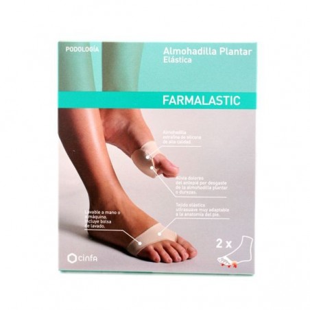 Farmalastic Almohadilla Plantar Gel de Silicona Talla 42-45