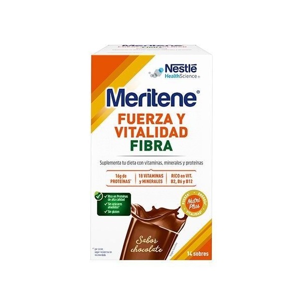 Meritene Fibra Chocolate 35 G 14 Uds