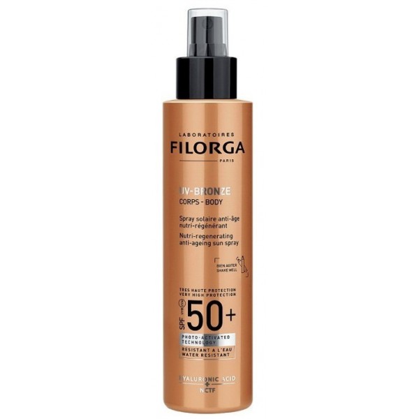 Filorga Uv-Bronce Cuerpo SPF50+ Spray Solar Antiedad Nutri-regenerante 150ml