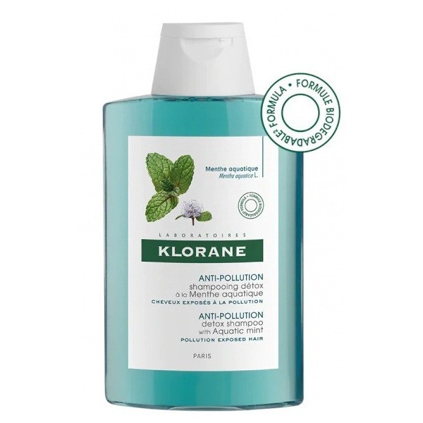 Klorane Champú Detoxificante Menta Acuática 200ml