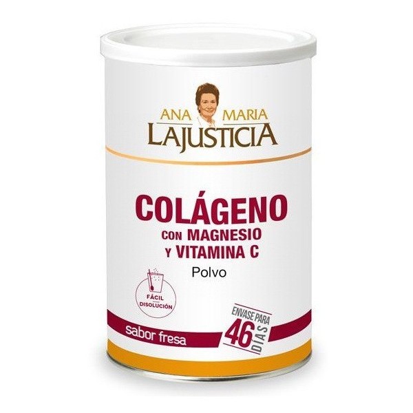 Lajusticia Colágeno con Magnesio + Vitamina C Sabor Fresa 350gr