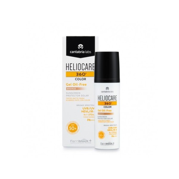 Heliocare 360 Gel Oil Free Color Bronze SPF50+ 50ml