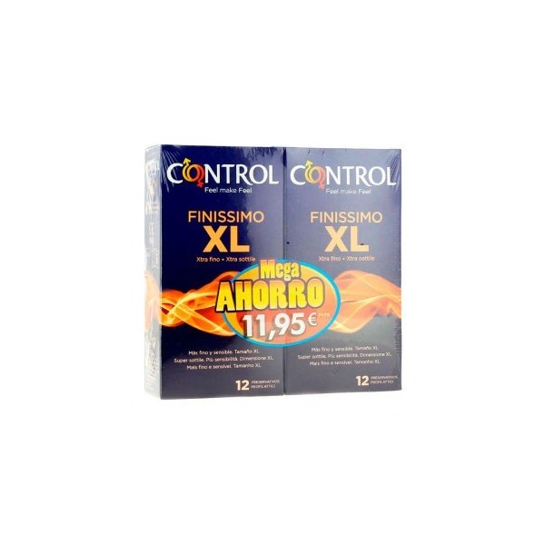 Control Preservativos Finissimo XL 2 x 12uds