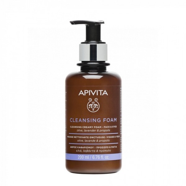 Apivita Face Cleansing Crema Espuma limpiadora Rostro y Ojos 200ml