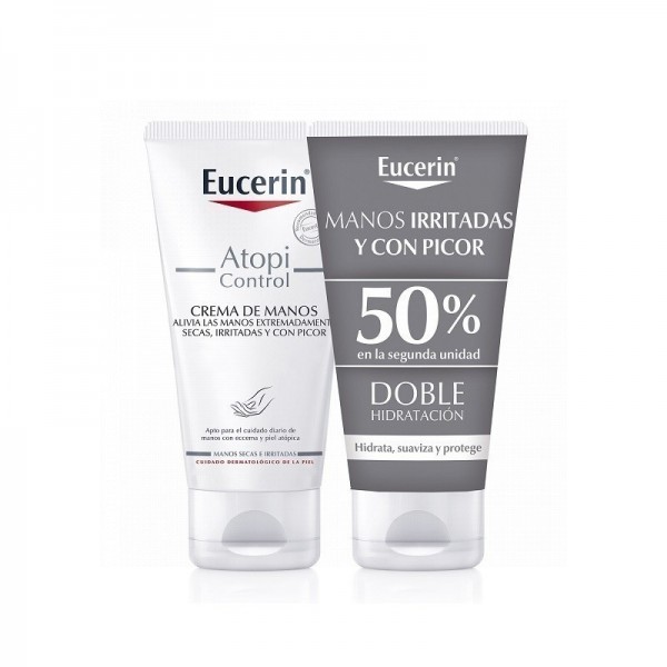 Eucerin Atopic Control Crema de Manos Duplo 2 x 75ml