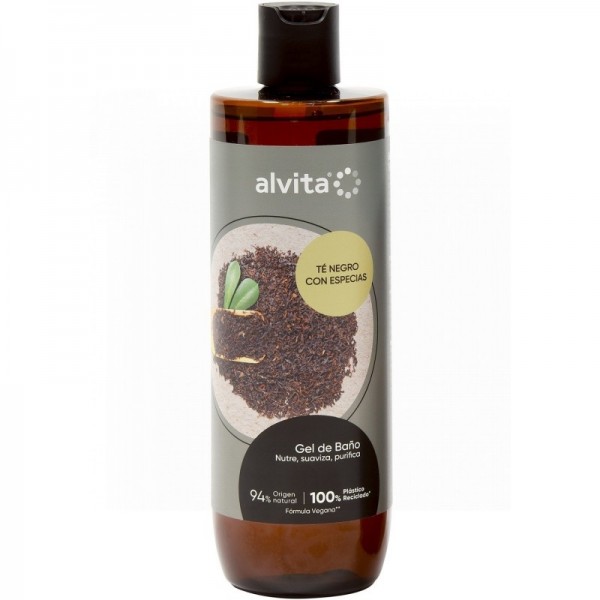 Alvita Gel de Baño Té Negro con Especias 400ml