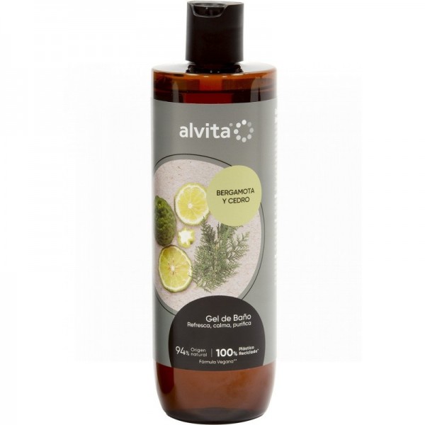 Alvita Gel de Baño Bergamota y Cedro 400ml