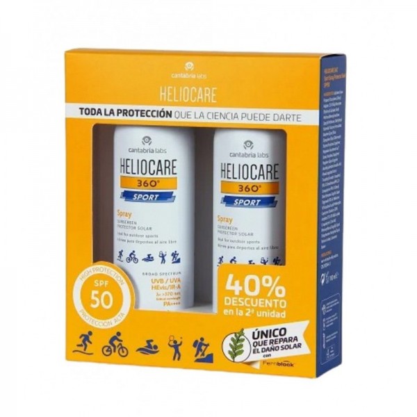 Heliocare 360 Duplo Sport Spray SPF-50 100ml + 100ml