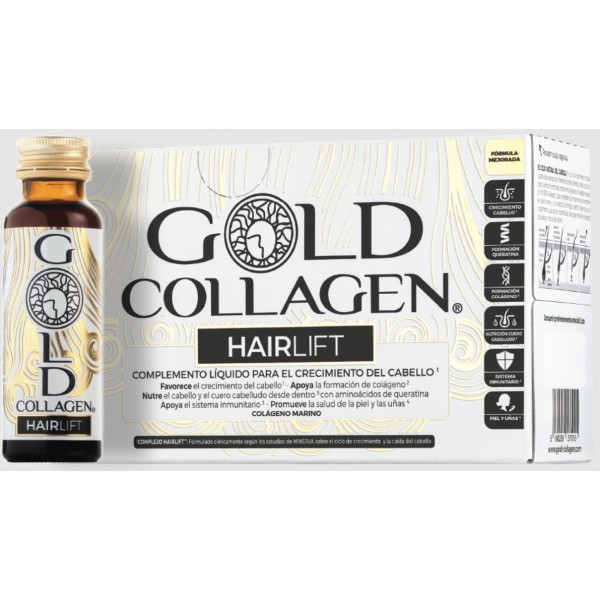 Gold Collagen Hairlift 10 Frasco x 50ml