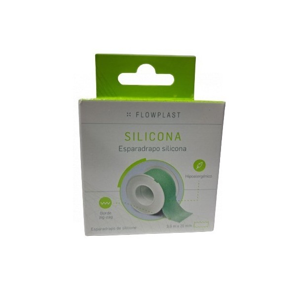 Flowplast Esparadrapo Silicona  1 Unidad 3,6 m x 25 mm