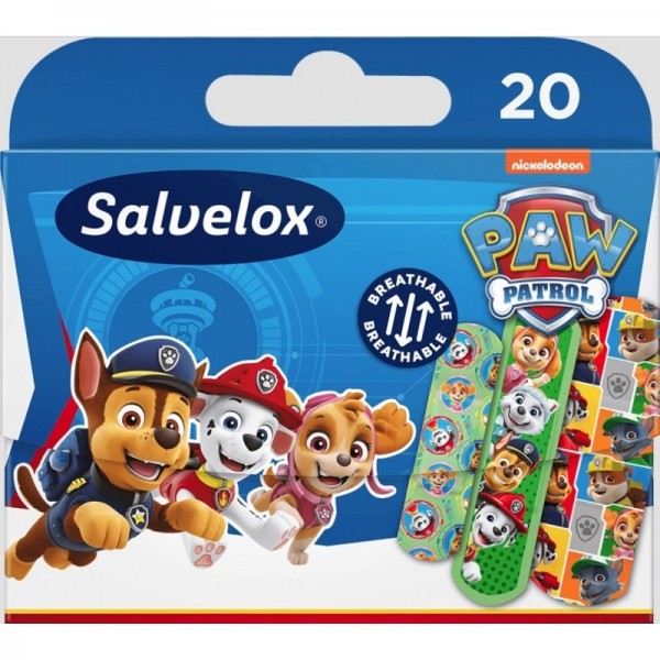 Salvelox Apósito Adhesivo Infantil Paw Patrol 20uds