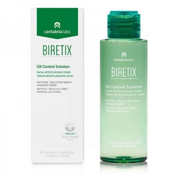 Biretix Oil Control Solution Tonico Retexturizante Facial 1 Botella 100 ml