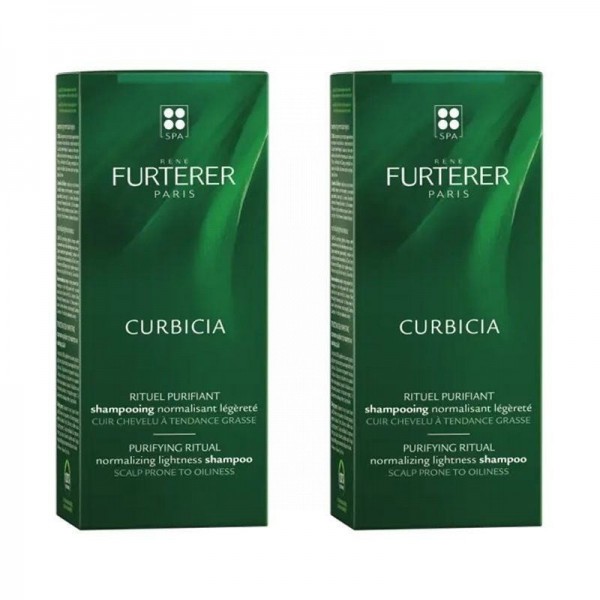 Rene Furterer Duplo Curbicia Champú Cuero Cabelludo Graso 2 X 150 ml