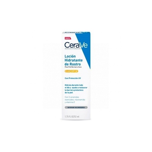 Cerave Loción Hidratante de Rostro SPF50