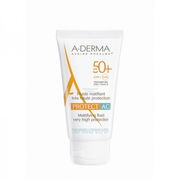 A-derma Protect Ac Spf50+ Fluído Matificante 40ml