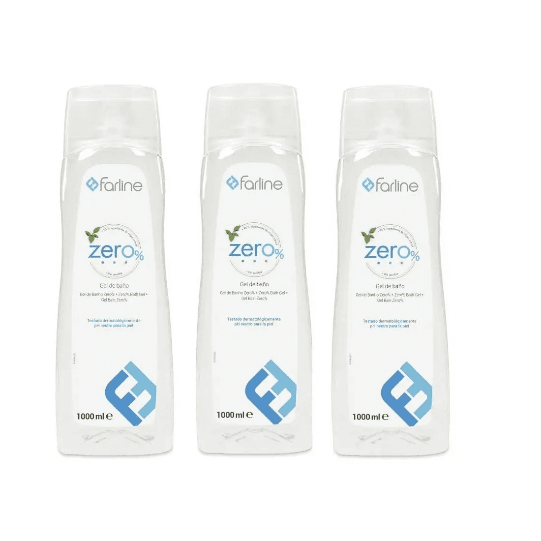 Farline Triplo Gel de Baño Zero% 3x1L